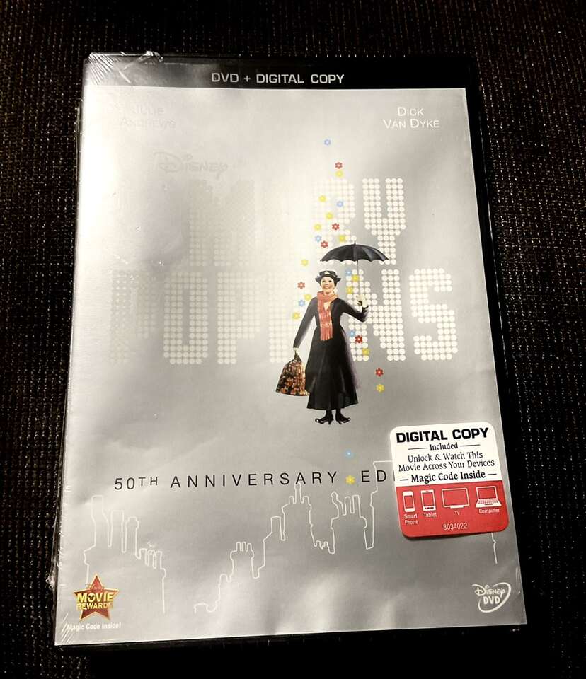New Mary Poppins 50th Anniversary DVD + Digital Co