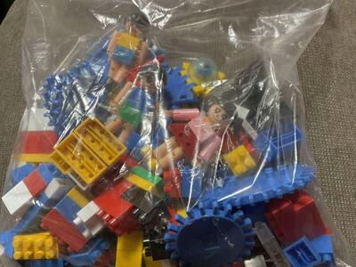 Vintage Loc Blocks and Zaks Blocks With People