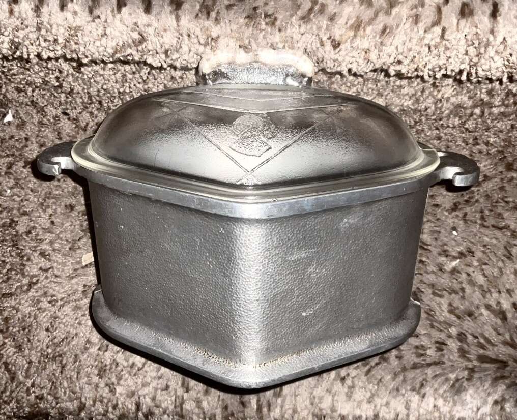 Vtg Guardian Service Aluminum 3 Side Pot/Lid