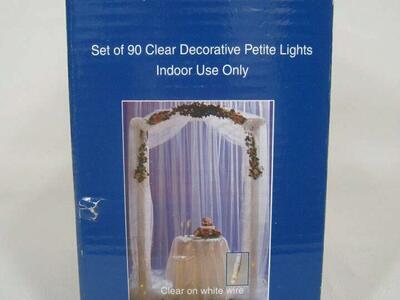 Lightscapes of Bridal Elegance Set 90 Clear Petite Lights- 8 twinkling effects