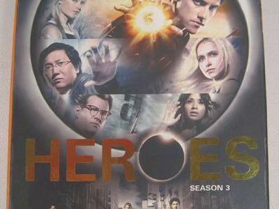 HEROES SEASON 3 BOOTLEG DVD COMPLETE IN SLIPBOX INCLUDES EPISODES 1-7