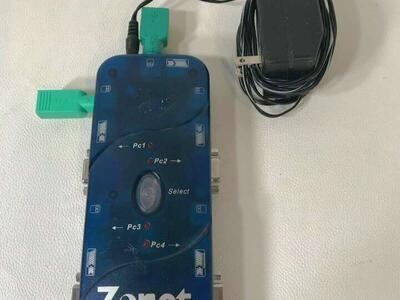 Zonet KVM3004 4-port KVM Switch Without VGA Monitor Cables