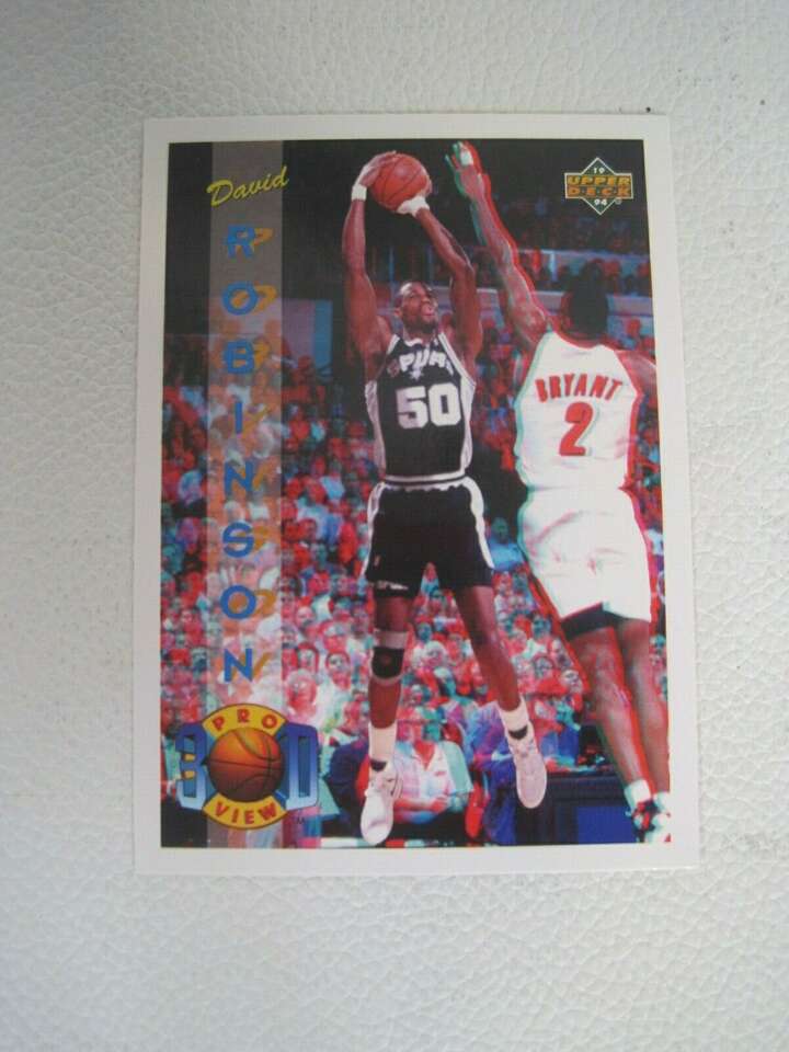 1993-94 Upper Deck Pro View San Antonio Spurs Basketball Card #70 David Robinson