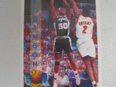 1993-94 Upper Deck Pro View San Antonio Spurs Basketball Card #70 David Robinson