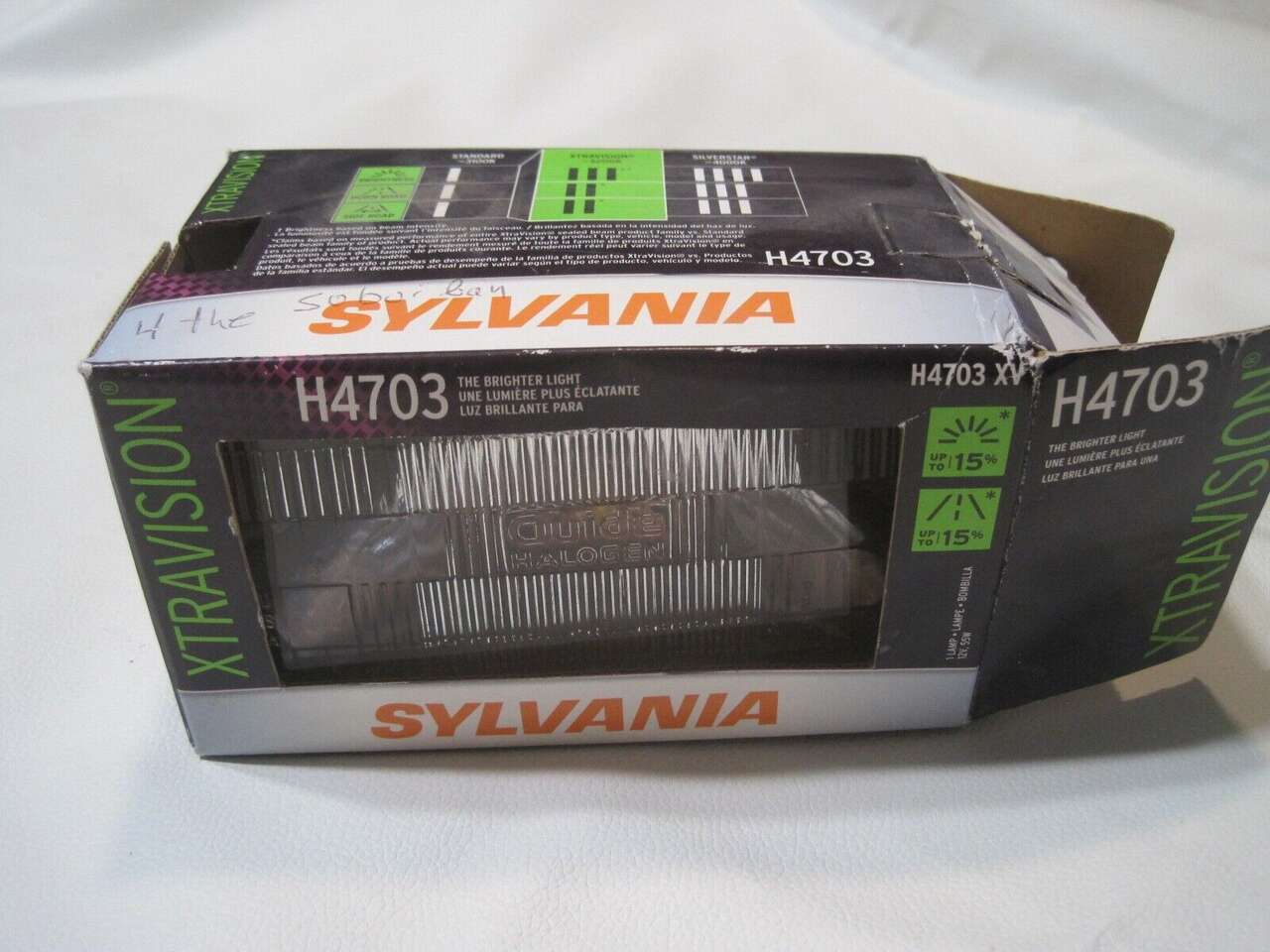 Sylvania XtraVision - 1 Pack - H4703XV Vehicle Light Bulb Fog Daytime Running vg