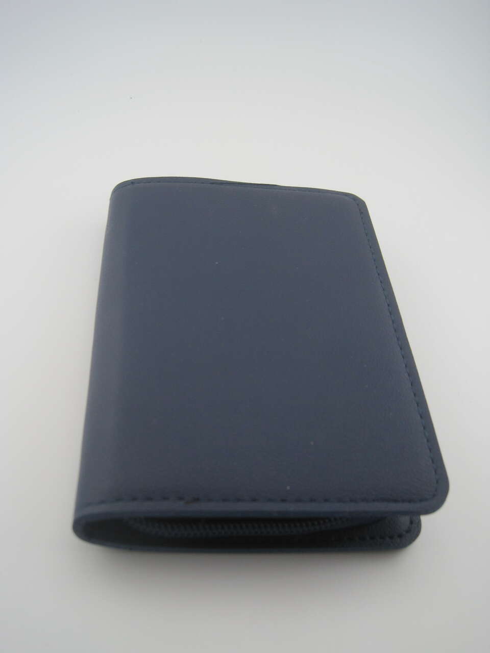 Manicure Pedicure Nail Clipper Set for Men Travel Size with Blue Leather Case