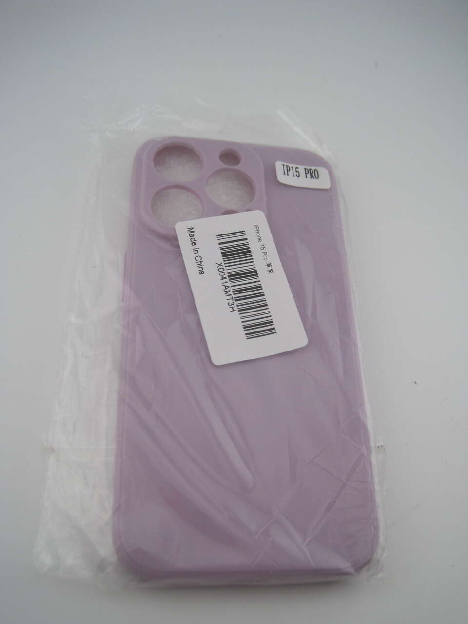 Ultra-thin Matte Clear Case Cover Lilac Purple Silicone For iPhone 15 PRO