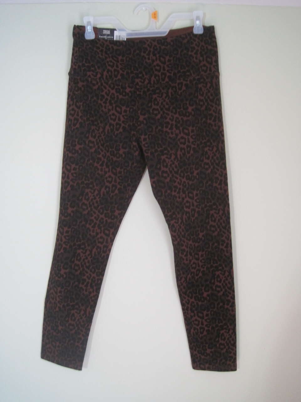 NEW Casablanca Marrakech Lift&Sculpt Brown Leopard Animal Print Leggings Size M