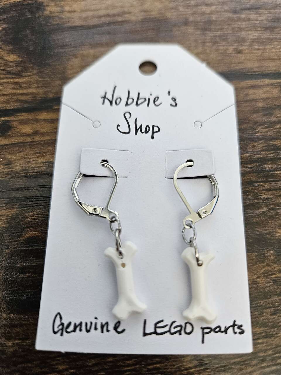 Lego Earrings and Keyring