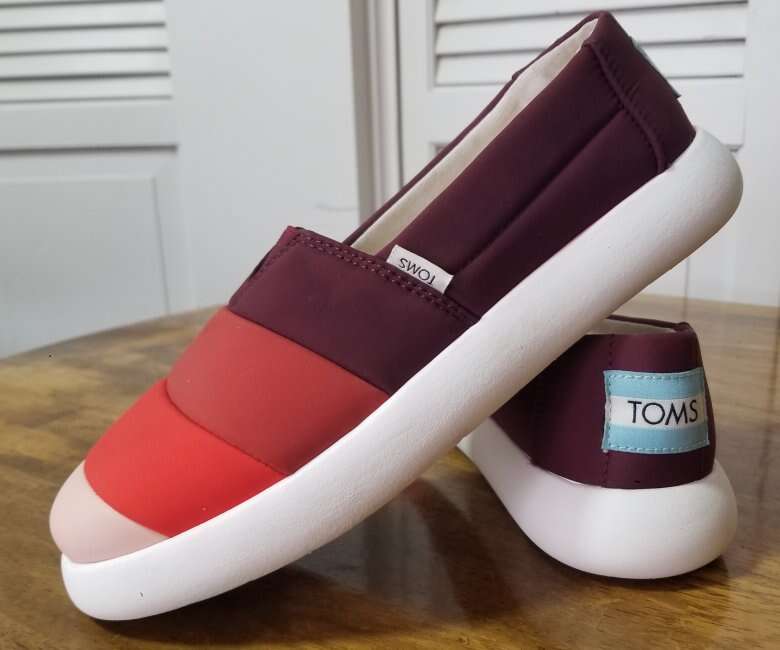 Nice Toms Alpargata Mallow Puff Slip Ons Size 7.5