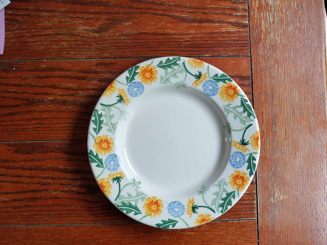 Emma Bridgewater 10 1/2" Dandelion decorated dinner plates