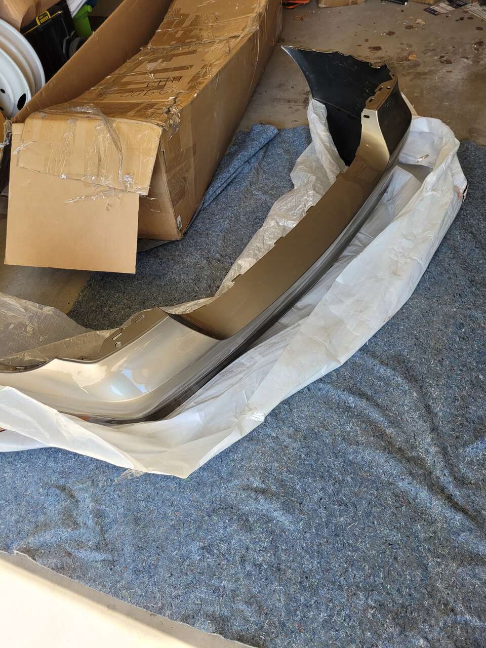 New BMW rear bumper for 2009-11 328i (brown/bronze color)