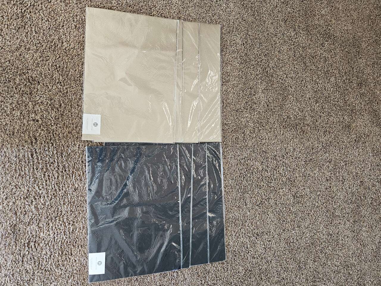 New Hotel Collection Faux Leather Placemats Set of 4