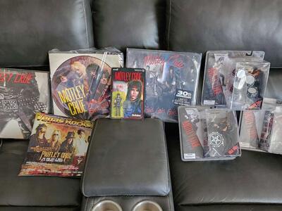 Motley Crue items.