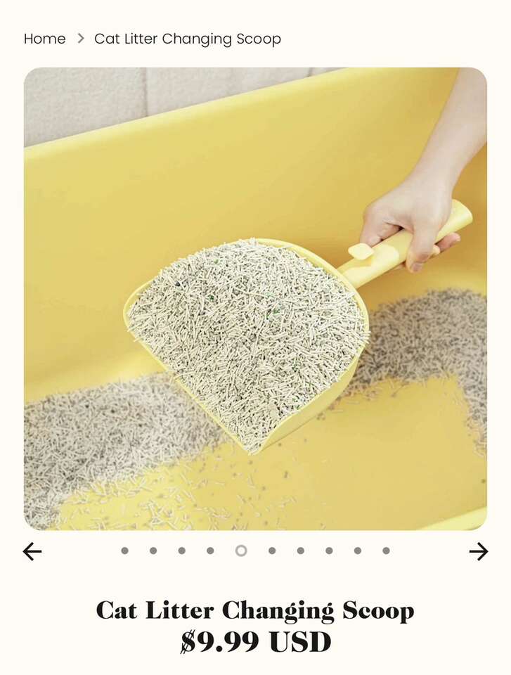 Cat Litter Changing Scoop