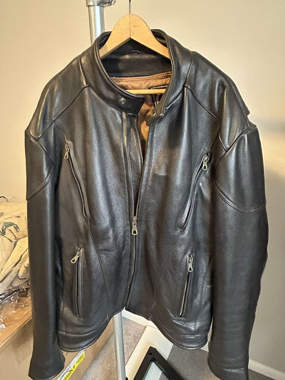 Men's Leather Motorcycle Jacket