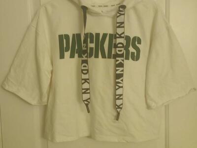 Packers Hooded Crop Top