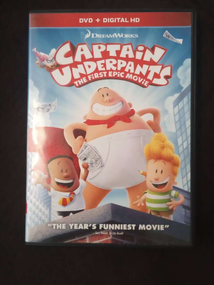 Captain Underpants DVD + Digital HD