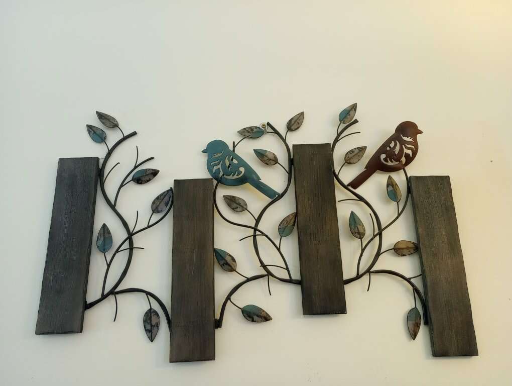 Wooden Bird Decor
