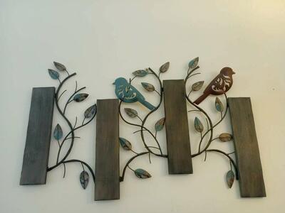 Wooden Bird Decor