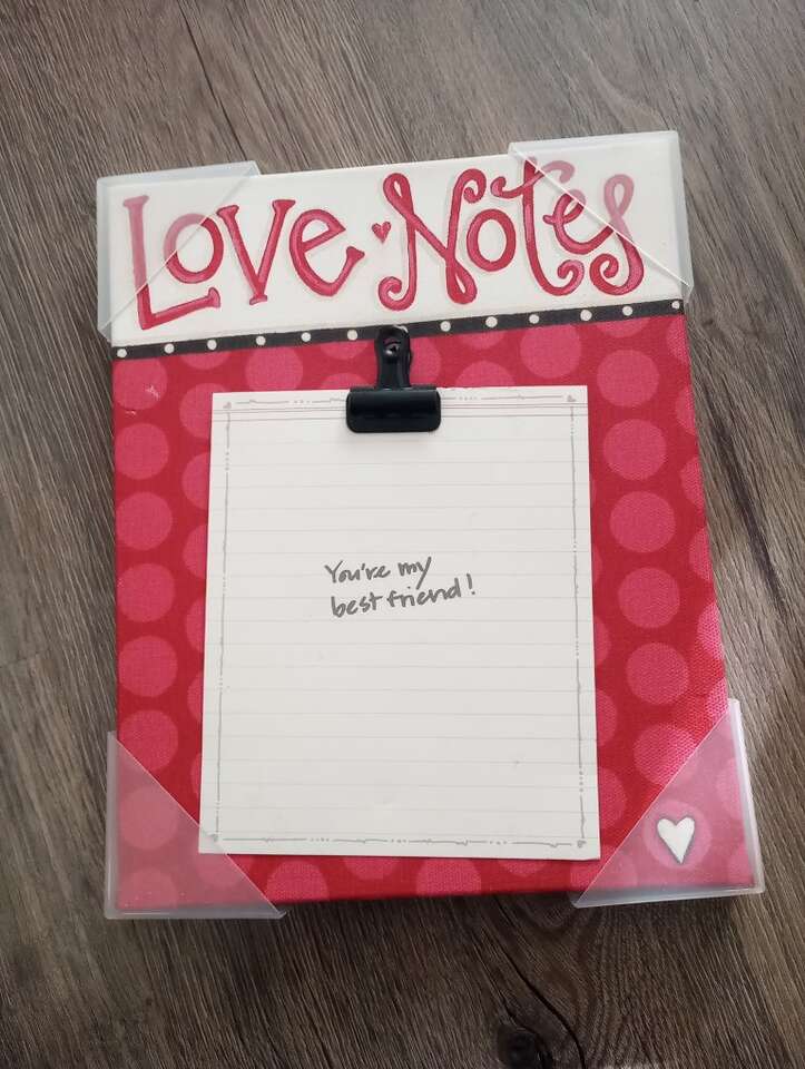 'Love Notes' Art Canvas