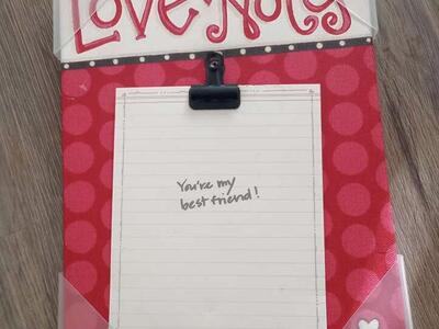 'Love Notes' Art Canvas