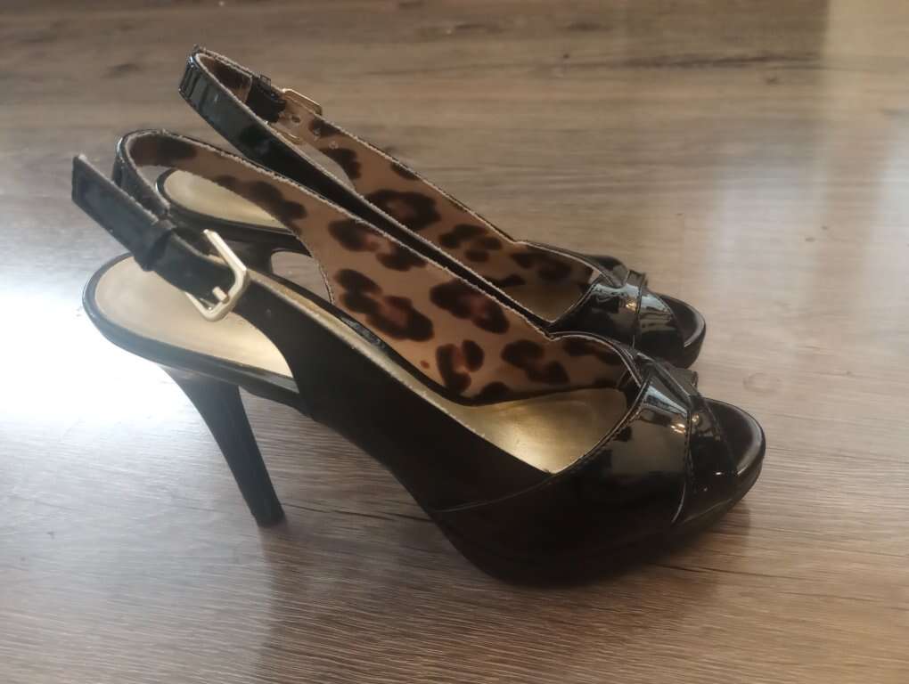 Black Strappy Heels~7