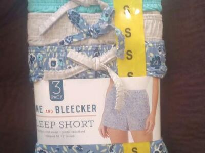 Jane & Bleecker Sleep Shorts~3 pk~NEW