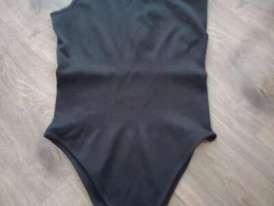 Black One-Shoulder Bodysuit