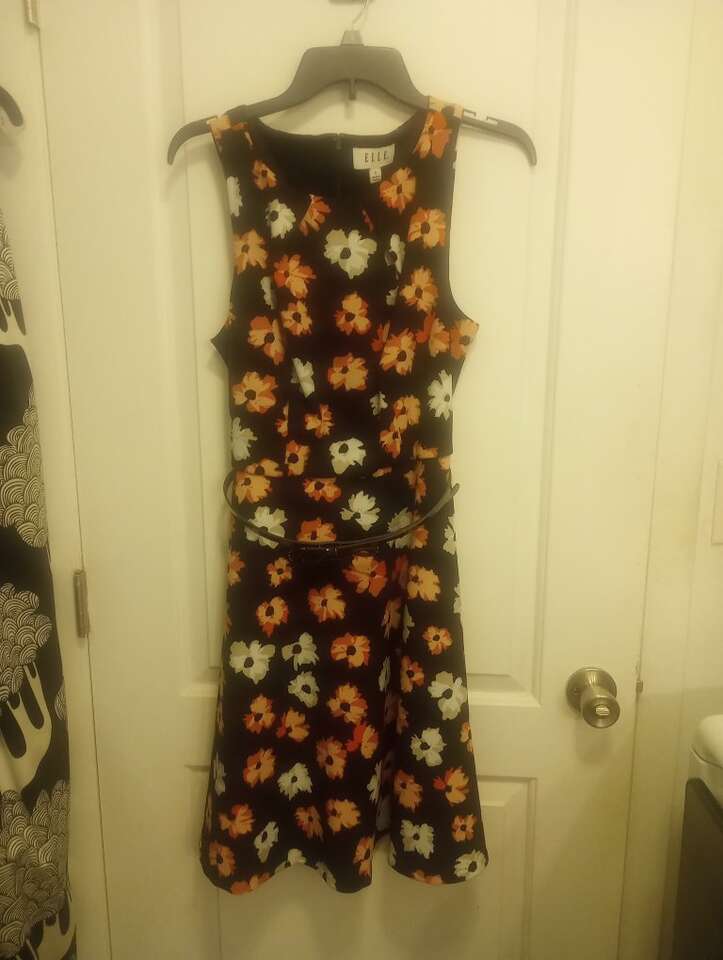 Elle Floral Sleeveless Dress~Small