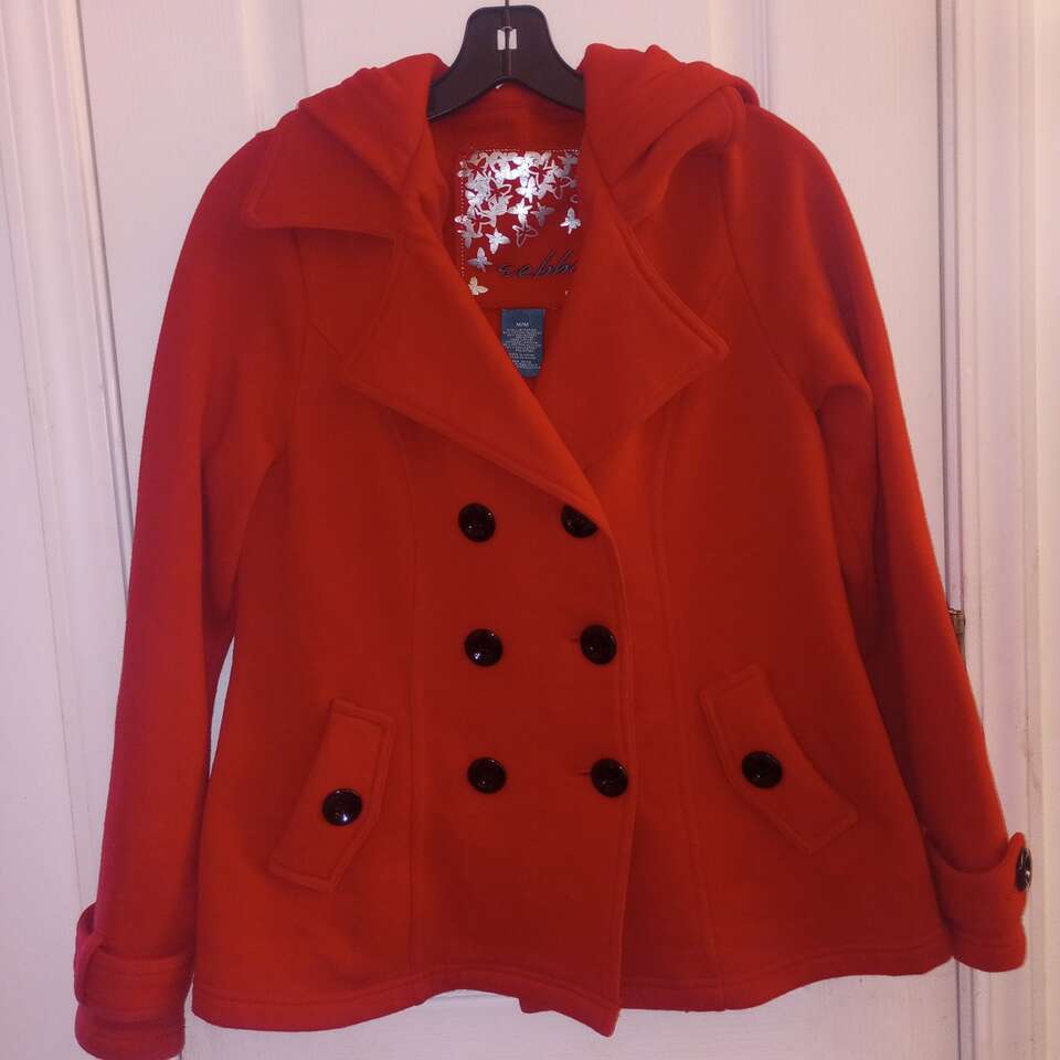 Hooded Red Jacket~Medium