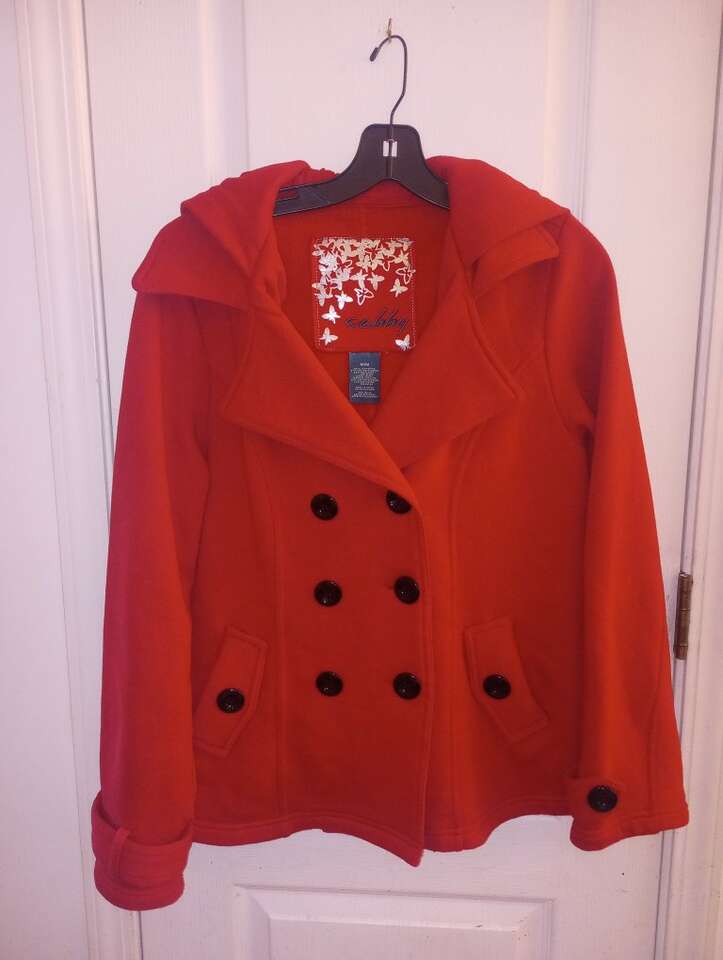 Hooded Red Jacket~Medium