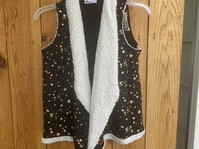 New Girls Sherpa Vest