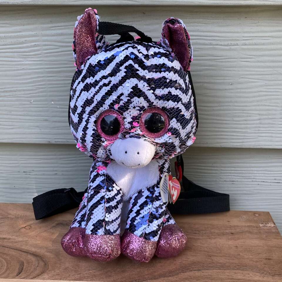 New TY Flippable Sequin Zoey Backpack