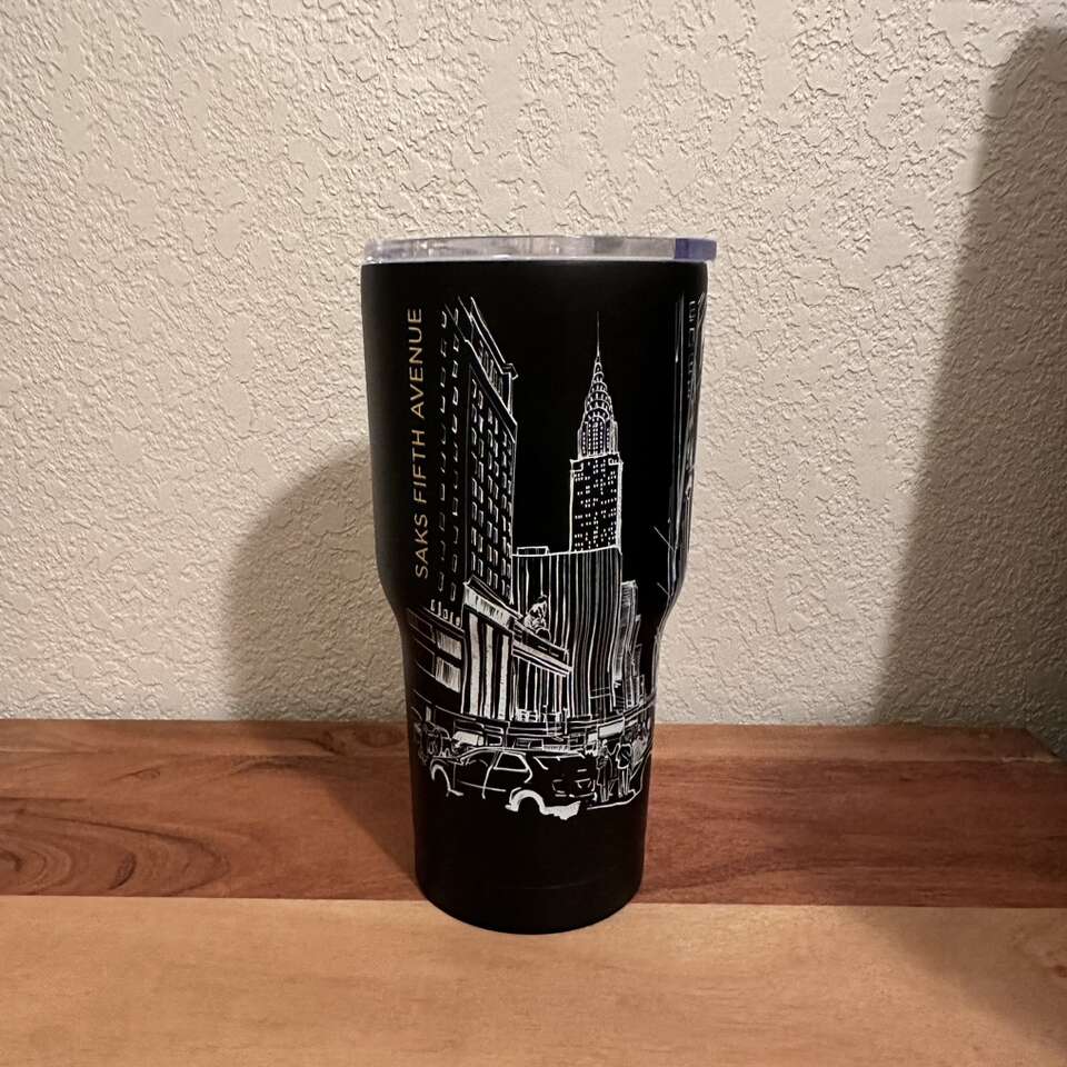 New Saks Fifth Avenue Tumbler