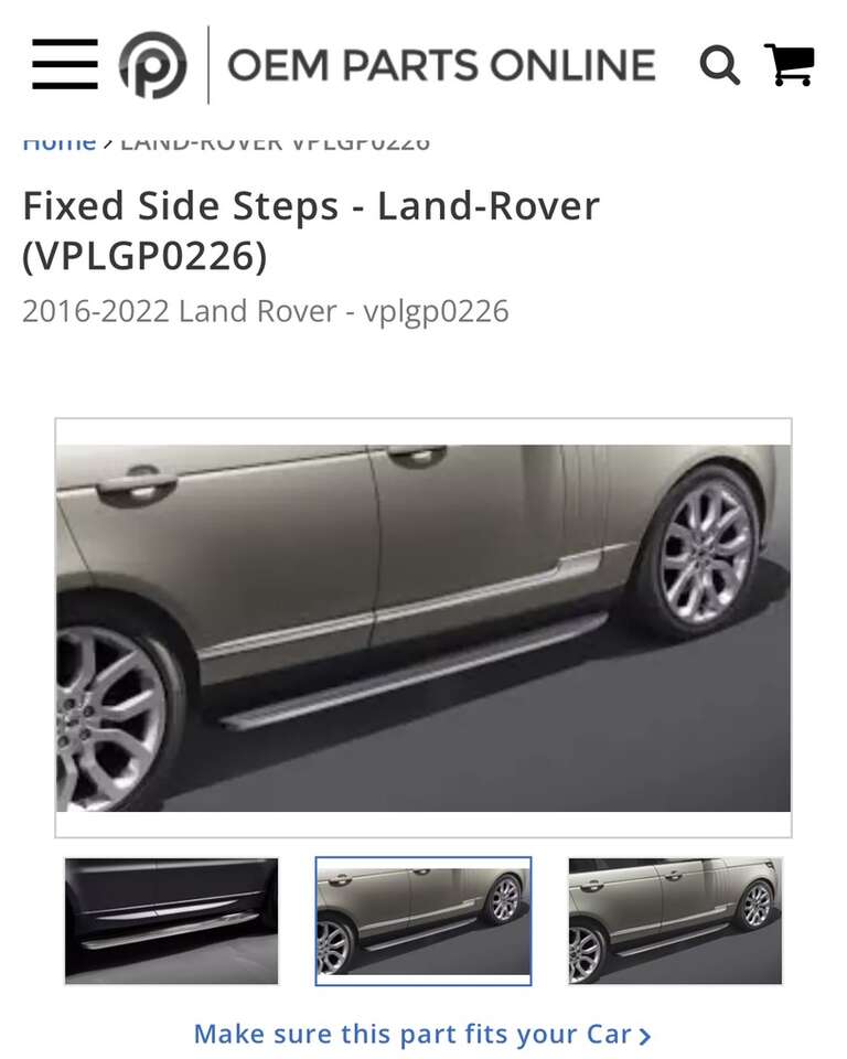 Land-Rover Fixed Side Step (VPLGP0226)
