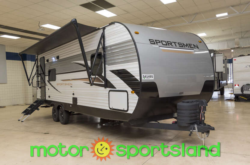 2025 Kzrv Sportsmen 241RKSE Rear Living Room Outdoor Kitchen