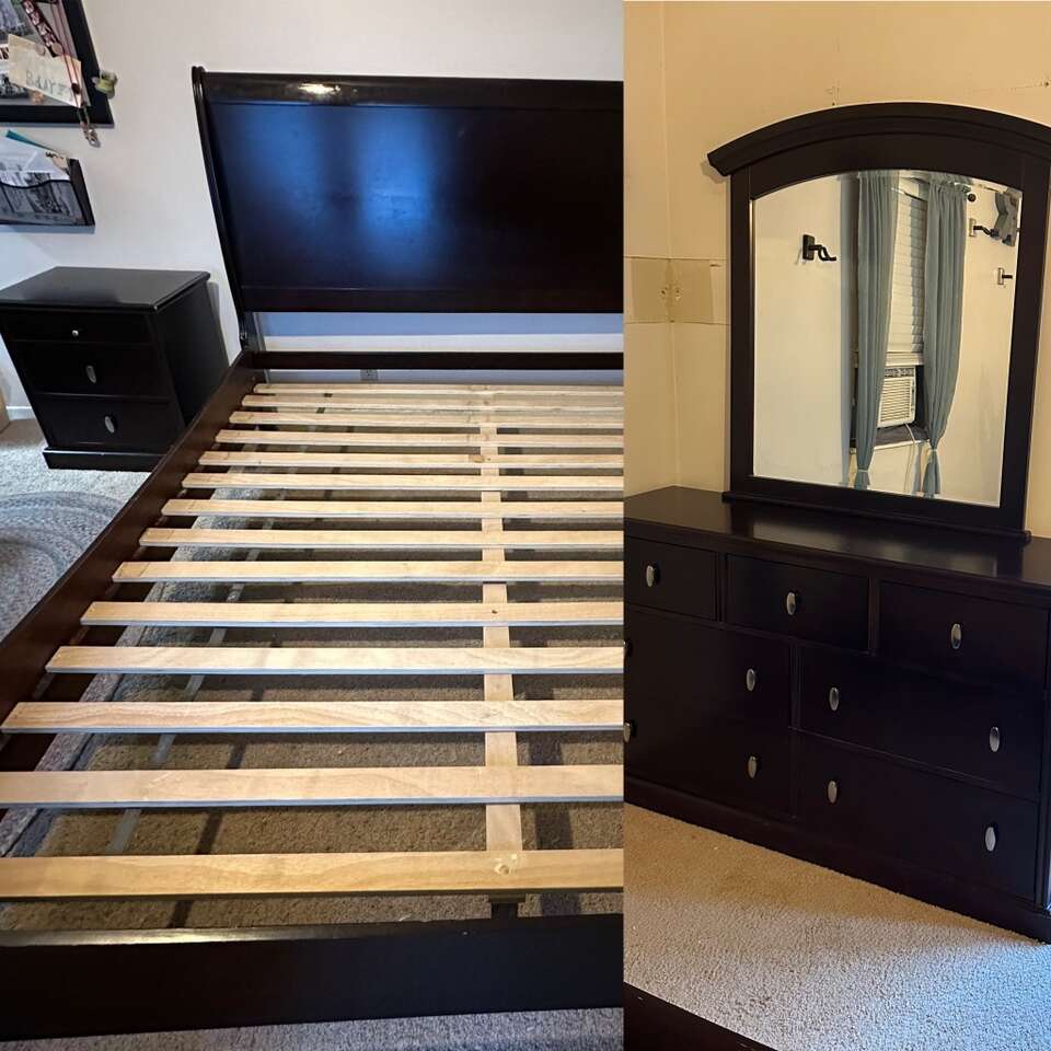 6 Piece California King Bedroom Set Furniture