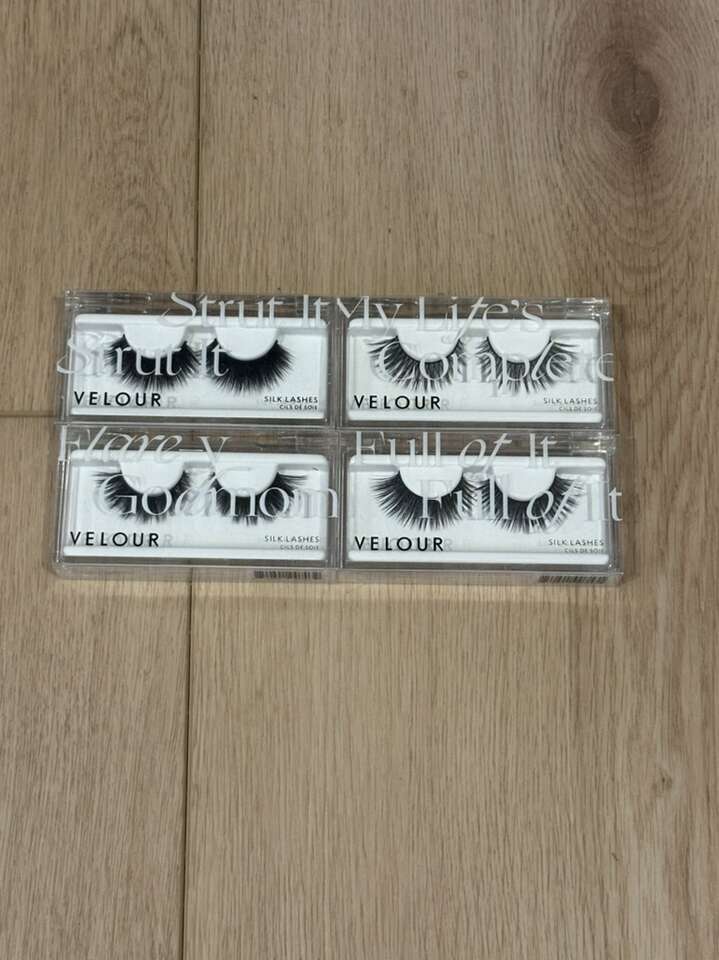Velour Silk Lashes Bundle-4 Pack-Fake/False Lashes