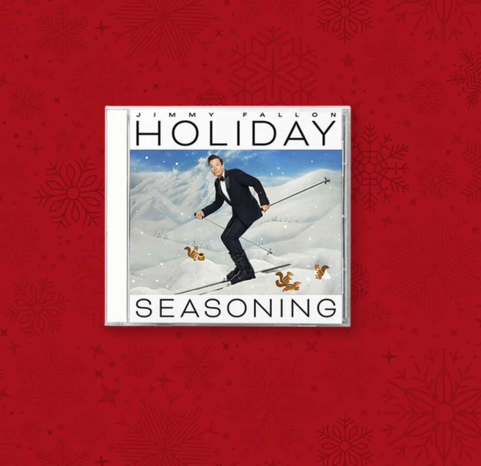 Jimmy Fallon SIGNED Holiday Seasoning CD-Christmas