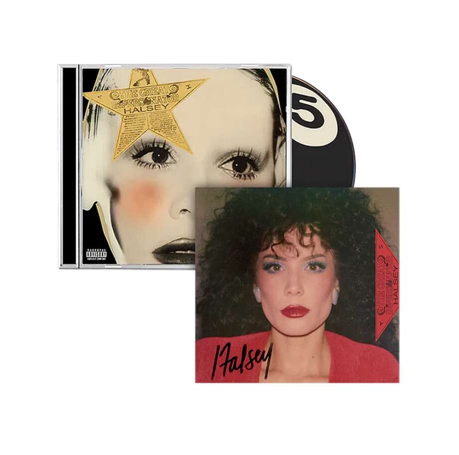 Halsey-SIGNED The Great Impersonator 80’s CD-NEW