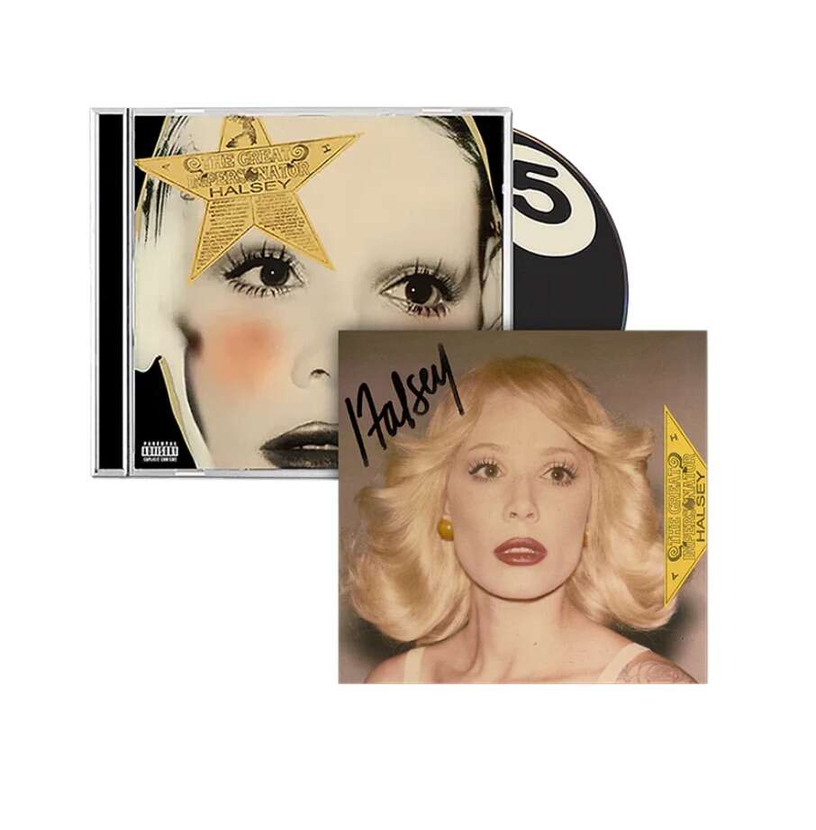 Halsey-SIGNED The Great Impersonator 70’s CD-NEW