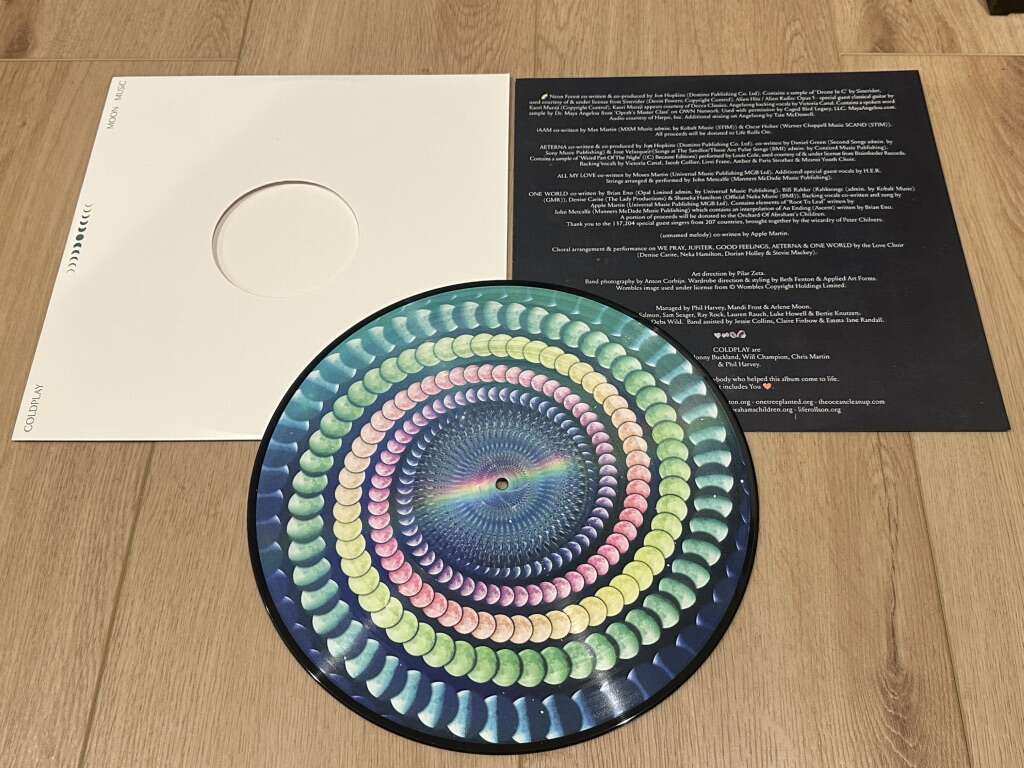 Coldplay-Moon Music-Zoetrope Vinyl 3167/5000