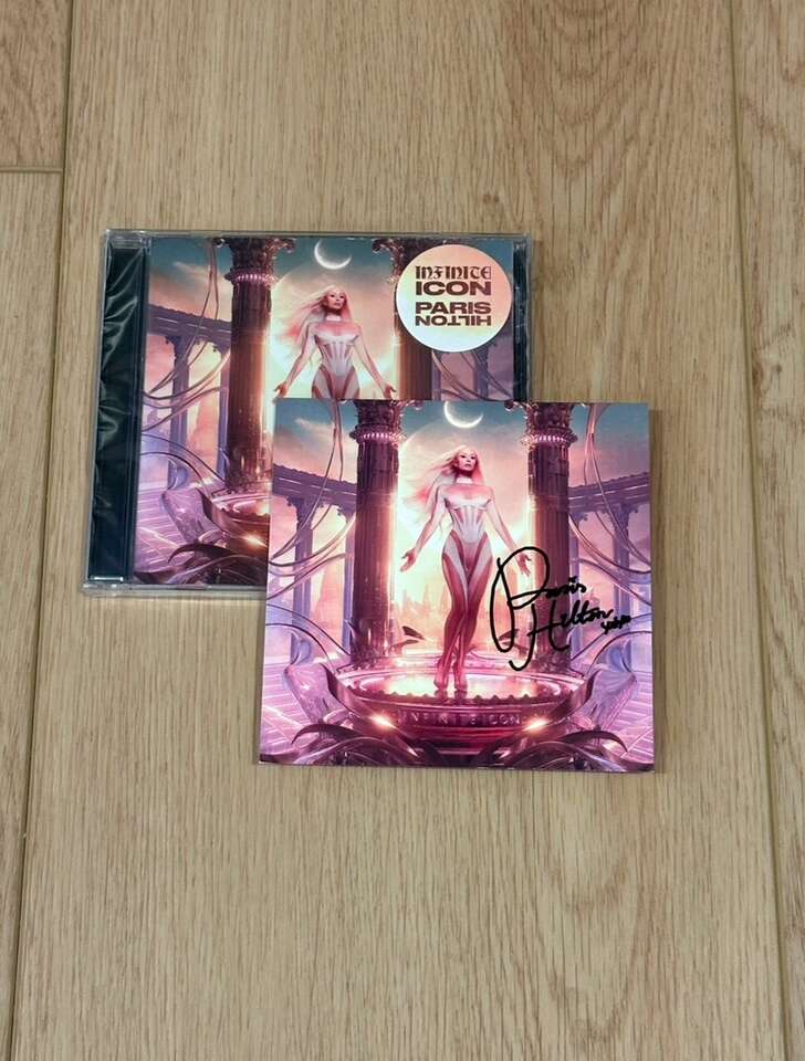 Paris Hilton-SIGNED Infinite Icon CD-SOLD OUT-NEW