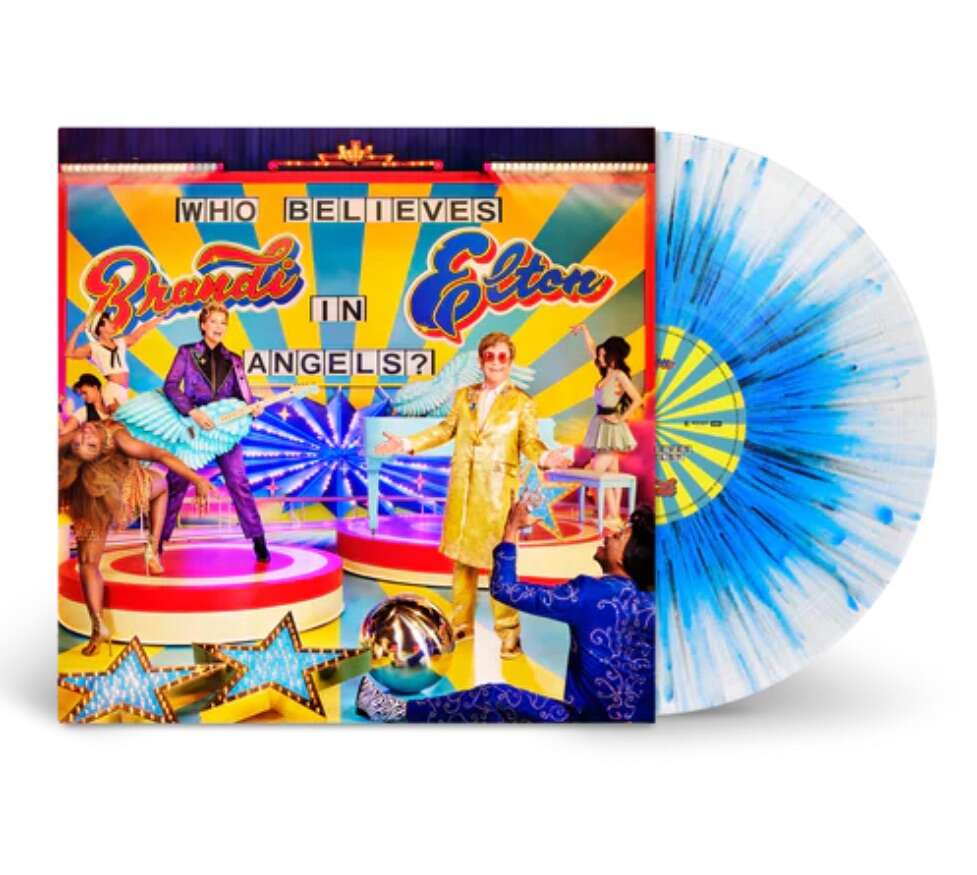 Elton John & Brandi Carlile Blue Splatter Vinyl