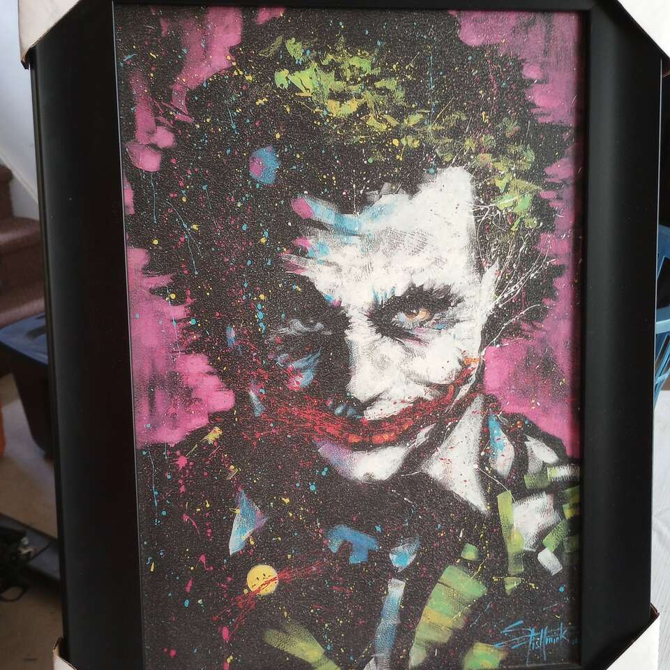 Joker Framed Art (DC Comics) 24x16 Comic Con