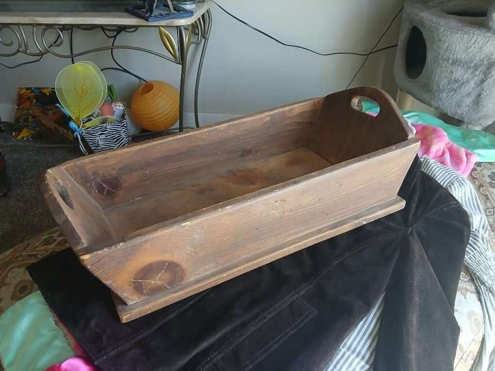 collectable wooden cradle
