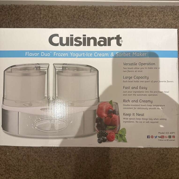Cuisinart Flavor Duo Frozen yog… Home and Garden