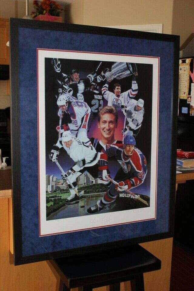 Autographed - Wayne Gretzky #99 Signed Limited Edition Lithograph by Danny Day