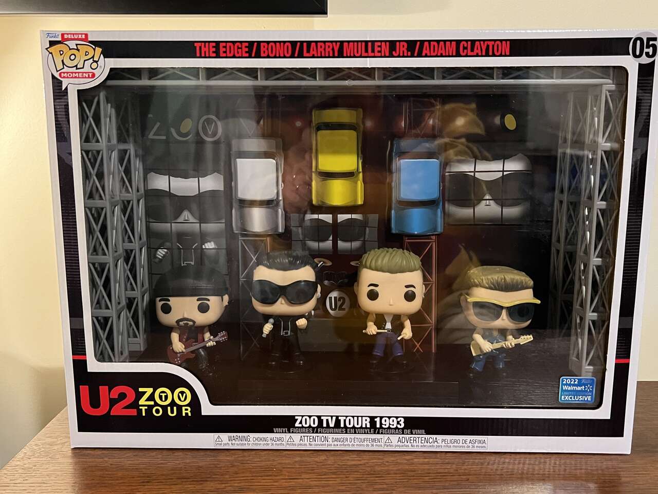 FUNKO POP! MOMENT DELUXE: U2’S ZOO TV TOUR (1993) VINYL FIGURES - NEW